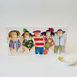 Les copains à la plage